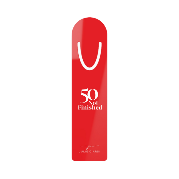 50 Not Finished Bookmark