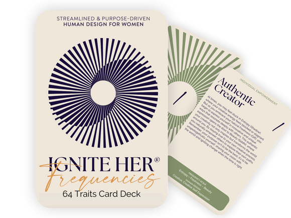 IGNITE Her® Frequencies 64 Traits Card Deck