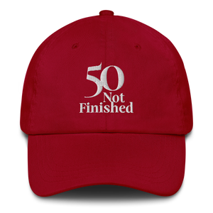 50 Not Finished Hat