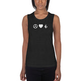 Peace Love IGNITE Muscle Tank