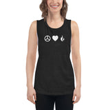 Peace Love IGNITE Muscle Tank