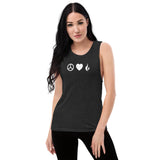 Peace Love IGNITE Muscle Tank